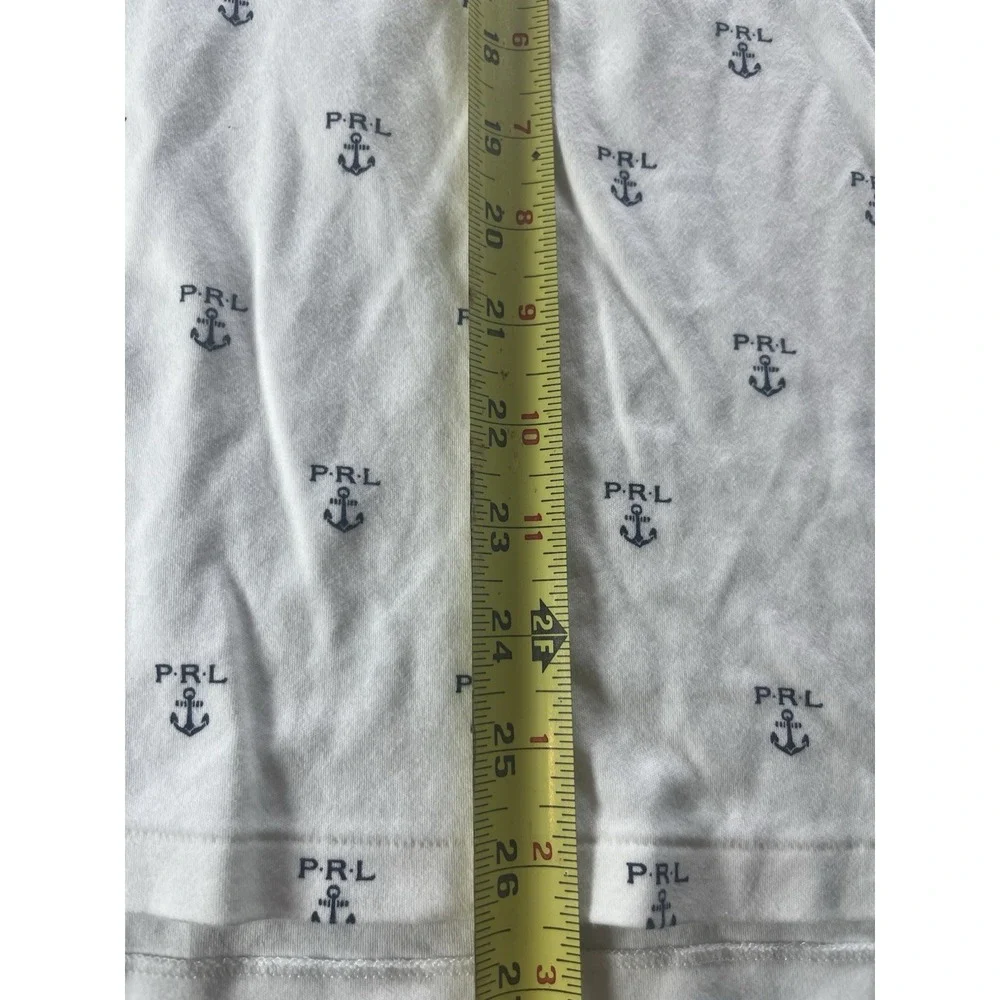Polo Ralph Lauren Men's Size XL Classic Allover Print Anchor PRL Polo Shirt